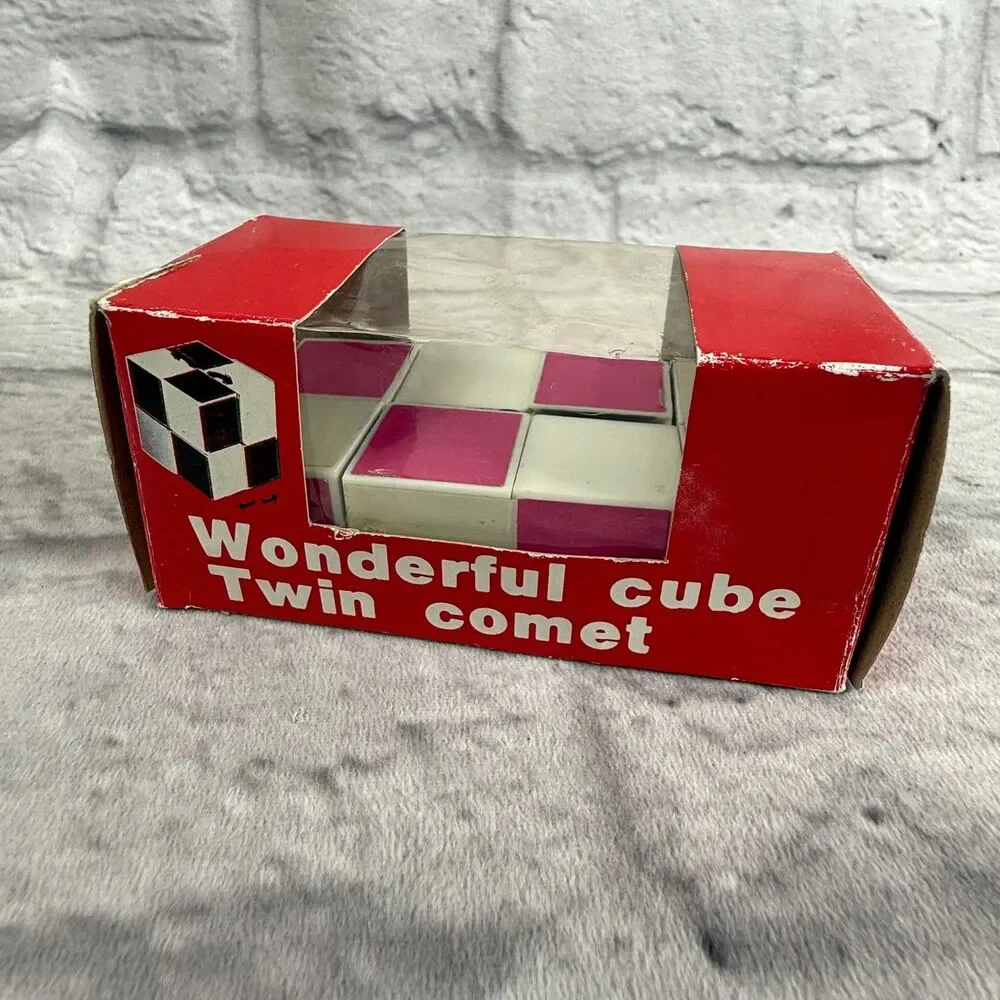 VTG Wonderful Cube Twin Comet Brain Tease Fidget Toys Made In Taiwan